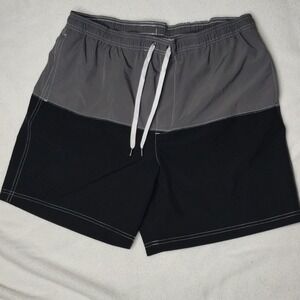 Sonoma Swim Trunks Color Block Drawstring XL